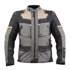Nordcode Μπουφάν Μηχανής Adventure Evo 24 EN 17092 Ανδρικό 4 εποχών Γκρι Λαδι+ Αμμου
