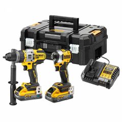 Σετ Δράπανο  Παλμικό Κατσαβίδι 18V Dewalt DCK2052H2T