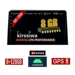 KIROSIWA 8GB + 128GB TOYOTA PROACE CITY (μετά το 2018) Android οθόνη αυτοκίνητου με GPS WI-FI (ηχοσύστημα αφής 10" ιντσών Youtube Playstore MP3 USB Radio Bluetooth Mirrorlink DSP Apple Carplay An