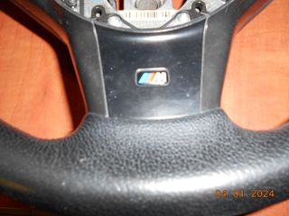 ΤΙΜΟΝΙ BMW E60 Ε61 Ε63 / Μ / ΔΕΡΜΑ  ''BMW Βαμβακας''-thumb-2