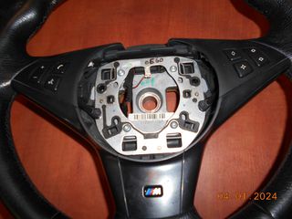 ΤΙΜΟΝΙ BMW E60 Ε61 Ε63 / Μ / ΔΕΡΜΑ  ''BMW Βαμβακας''-thumb-3