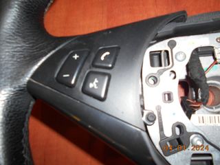 ΤΙΜΟΝΙ BMW E60 Ε61 Ε63 / Μ / ΔΕΡΜΑ  ''BMW Βαμβακας''-thumb-6