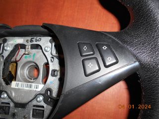 ΤΙΜΟΝΙ BMW E60 Ε61 Ε63 / Μ / ΔΕΡΜΑ  ''BMW Βαμβακας''-thumb-7