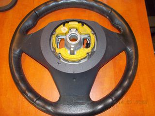 ΤΙΜΟΝΙ BMW E60 Ε61 Ε63 / Μ / ΔΕΡΜΑ  ''BMW Βαμβακας''-thumb-12