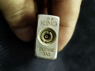 Vintage King GS Butane Gas Slim Lighter Japan