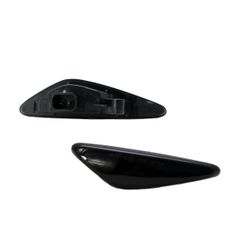 Led φλας φτερού Mazda 2, 3, 5 (2003-2010), MPV (2003-2006) - φιμέ με τρεχούμενο φλας - σετ 2τμχ.