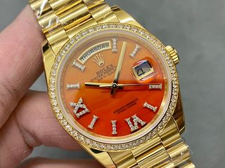 Rolex Day-Date President Replica 36mm Carnelian Dial Best 3A