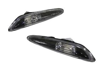 Φλας BMW E46 (2001-2005) / E60 / E61 / X3 (2004-2009) - μαύρο - σετ 2τμχ.