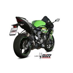 ΤΕΛΙΚΟ ΕΞΑΤΜΙΣΗΣ MIVV GP PRO MUFFLER STEEL BLACK KAWASAKI ZX6R 636