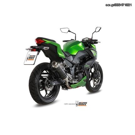 ΤΕΛΙΚΟ ΕΞΑΤΜΙΣΗΣ MIVV GP STEEL BLACK SLIP-ON KAWASAKI Z300