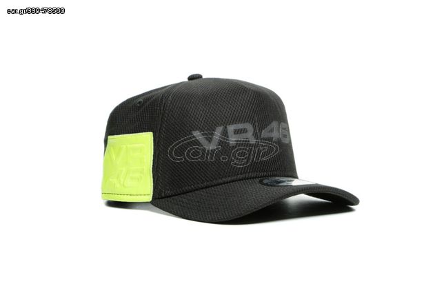 DAINESE Καπέλο VR46 9FORTY CAP Μαύρο-Κίτρινο