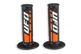 Χειρολαβές και DONUTS UFO  MA01827#F MOTOCROSS TRAX Μαύρο-Πορτοκαλί