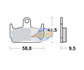 Τακάκια SBS 129HF FA234 SCOOTER 50-124CCM