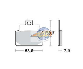 Τακάκια SBS 153CT FA301 MAXI SCOOTER 125-249CCM