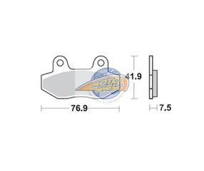 Τακάκια SBS 200HF FA86 MAXI SCOOTER 125-249CCM