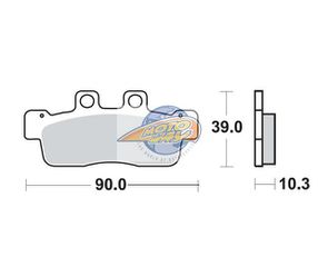 Τακάκια SBS 207HF SFA632 SCOOTER 50-124CCM