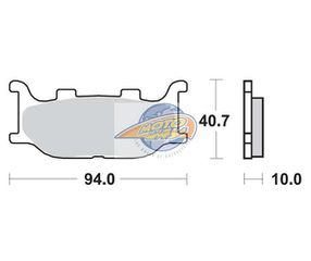 Τακάκια SBS 691HF FA199 STD FR/RR
