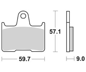 Τακάκια SBS 765HF FA254 RR