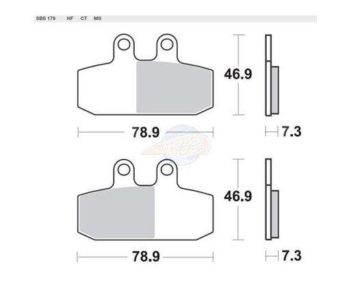 Τακάκια SBS 179HF FA256