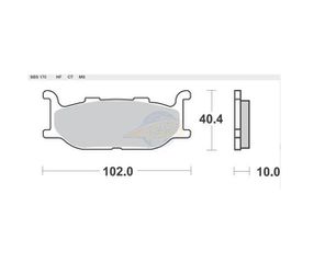 Τακάκια SBS 170HF SFA179