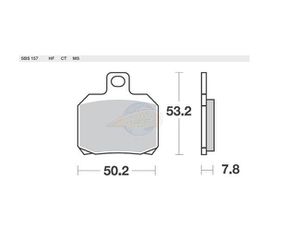 Τακάκια SBS 157HF SFA266