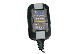 Φορτιστής Μπαταρίας  Όλων των Τύπων 1A 6V/12V UNIBAT CH-1000  LITHIUM,LEAD ACID,AGM,GEL