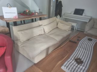 Σαλόνι τριών τεμαχίων (τριθέσιος καναπές, ανάκλιντρο,  πολυθρόνα και τραπεζακι) από το ΔΙΑΦΑΝΟ