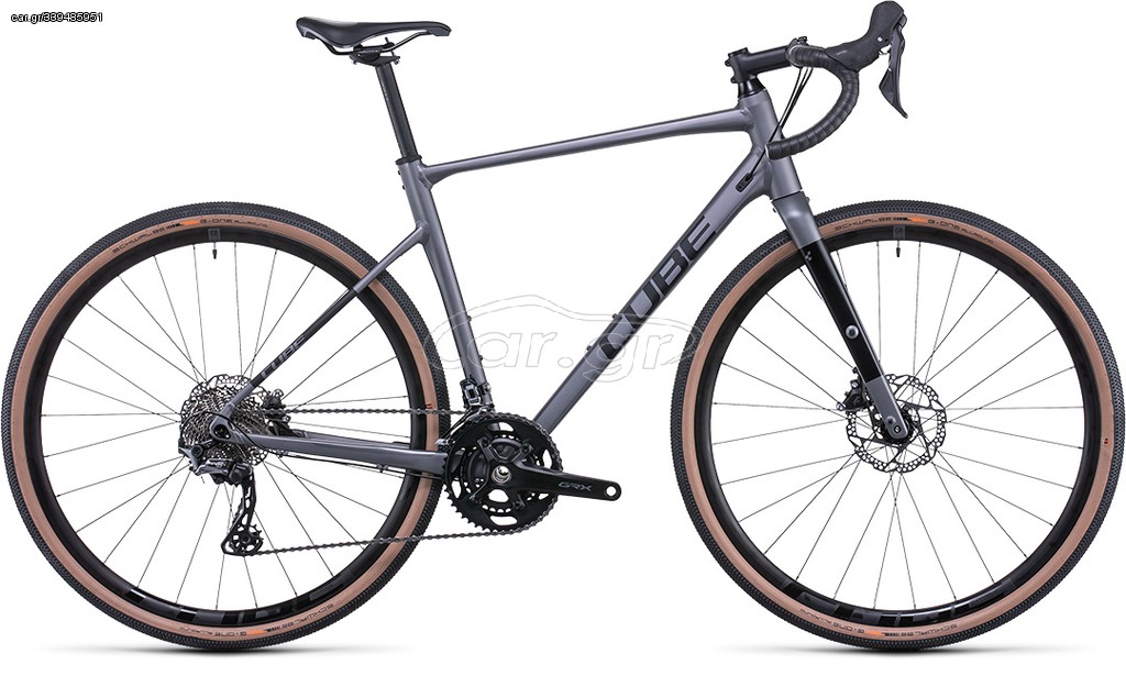 Αγωνιστικά - Τριάθλου Cube 2023 Cube Nuroad Race Grey 'n' Black 