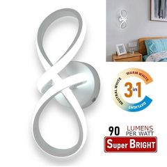 Φωτιστικό Απλίκα LED Τοίχου 13W 1170LM με 3 Χρώματα Φωτισμού AQ30