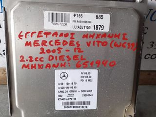 ΕΓΚΕΦΑΛΟΣ ΜΗΧΑΝΗΣ MERCEDES VITO W639 2.2cc DIESEL 651940 05-12-thumb-1