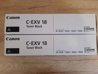 Πωλούνται 2 Toner Black C-EXV 18