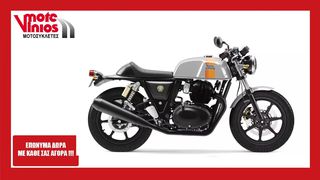 Royal Enfield Continental GT 650 '24 GREY/BLUE ★EΠΩΝΥΜΑ ΔΩΡΑ+TEΛΗ'24★