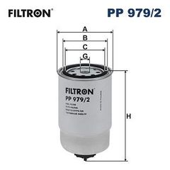 Φίλτρο καυσίμου FILTRON PP 979/2