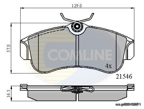 ΣΕΤ ΔΙΣΚΟΦΡΕΝΑ ΕΜΠΡ. NISSAN COMLINE CBP0566