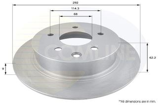 ΕΠΙΧΡΙΣΜΕΝΗ ΔΙΣΚΟΠΛΑΚΑ ΟΠΙΣΘ. NISSAN COMLINE ADC0275