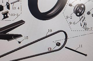 Γνήσιος Αποστάτης Τροχού Πίσω Malaguti Spectre