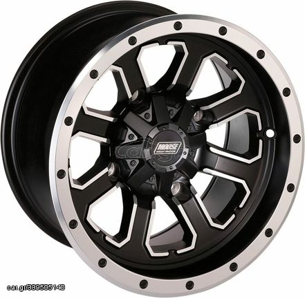 Κωδ.289043 Moose Racing τροχός πίσω 589kg 548X 548MO128156MBMF4 για POLARIS SPORTSMAN 570 4X4 14-16 μαύρο-machined-ματ 1 τεμ τηλ.215-215-8211