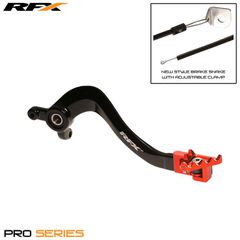 Πενταλ Φρενου Πισω / Ποδοφρενο Pro Ft Ktm Sx85 Μαυρο/Πορτοκαλι | Rfx