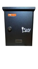 Γραμματοκιβώτιο Εξωτερικού  Viometal Ανκόνα 250 με Κλειδαριά Συνδυασμού - Silver Black