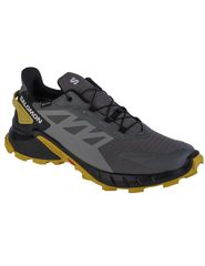 Salomon Supercross 4 L47317200 Ανδρικά Αθλητικά Παπούτσια Trail Running Γκρι Αδιάβροχα με Μεμβράνη Gore-Tex