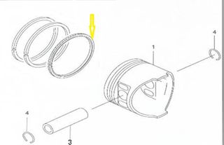 Ελατήριο Πιστονιού Λαδιού 0,25 Daytona Mody-R 13005-V335