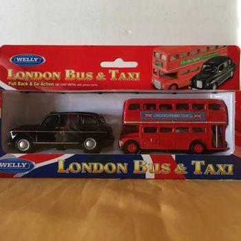 Ταξί κ λεωφορείο του Λονδίνου 