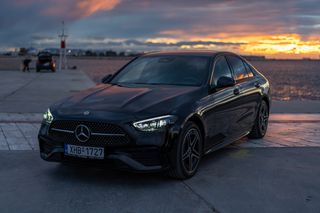 Mercedes-Benz C 300 2022 Plug in hybrid AMG Εργοστασιακή εγγύηση-thumb-2