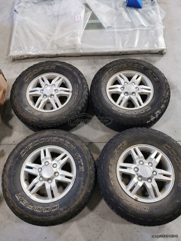 ISUZU D-MAX τετράδα ζάντες γνήσιες με λάστοιχα