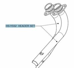 Κωδ.290028 Akrapovic λαιμοί εξάτμισης Replacement HS-Y5S2 για YAMAHA XP 500 T-Max ABS 08-11 / YAMAHA XP 500 T-Max 08-11 τηλ.215-215-8211