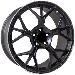 REPLICA ΖΑΝΤΕΣ MERCEDES STYLE 470 19X8.5 ET42 5-112 MATTE BLACK MACHINED LIP