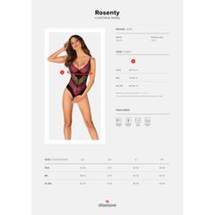 Plus Size Obsessive Rosenty crotchless teddy-thumb-4