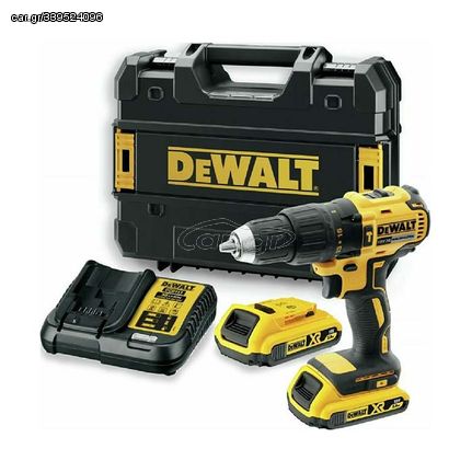 Dewalt Κρουστικό Δραπανοκατσάβιδο Μπαταρίας 18V 2x2Ah DCD778D2T