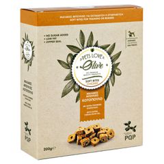 Λιχουδιές Σκύλου Κοτόπουλο + Ελαιόλαδο 200gr Pqp