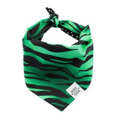Χειροποίητη Μπαντάνα Σκύλου Zebra Xlarge 53-62cm Woof Woof